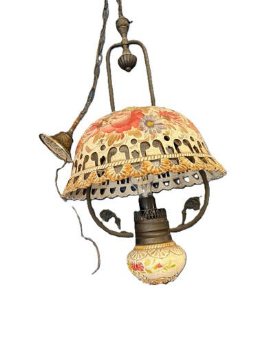 Lampadario vintage ceramica - in,
