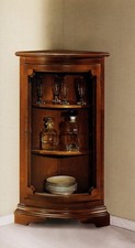VETRINA ANGOLIERA IN LEGNO