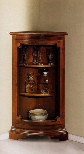 Vetrina angoliera legno - angoliera,