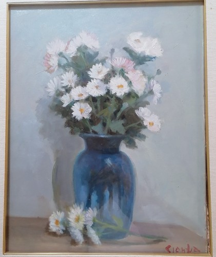 Gionfra fiori bianchi olio - gionfra,