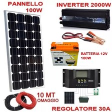 Kit fotovoltaico 1kw pwm - kit,