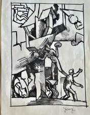 Rudi Gorog disegno a feltro