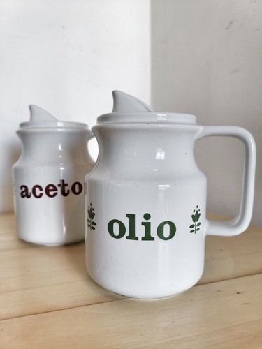 Rare oliera acetiera - e, vintage
