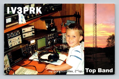 Radioamatore qsl iv3prk italia - qsl,