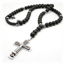 Collana croce Gesù ciondolo