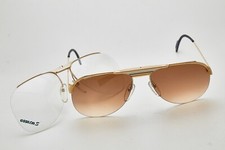 ? vintage occhiali da sole ESSILOR S Dorato pilota gocce 1990s?Unisex