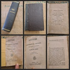 LETTERE DI GIUSEPPE GIUSTI