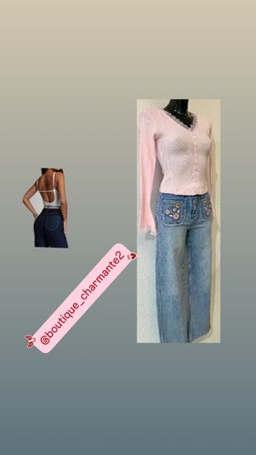 Pantalone jeans trendy - jeans,