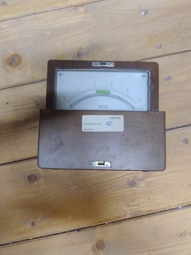 Voltmetro vintage herton - vintage,