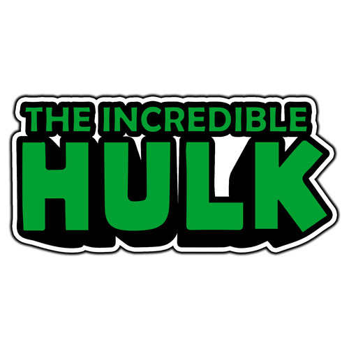 Adesivo hulk titolo logo - hulk, #2