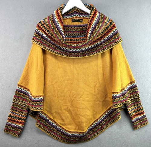 Maglione alpaca poncho cape - poncho,