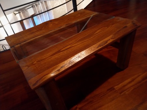 Tavolino artigianale legno - tavolino, in