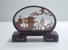 Diorama cinese quadro vintage