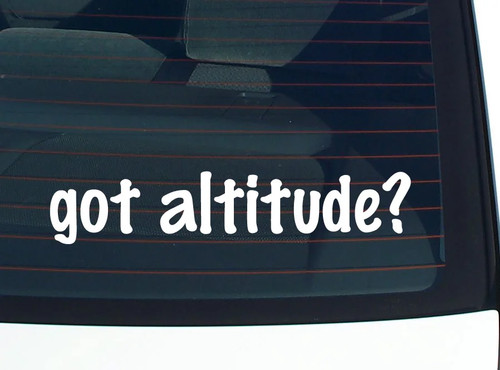 Got altitude decalcomania - got, altitude?