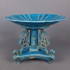 Alzata Maiolica Centrotavola