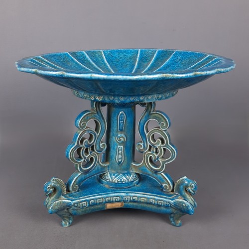 Alzata maiolica centrotavola - alzata,