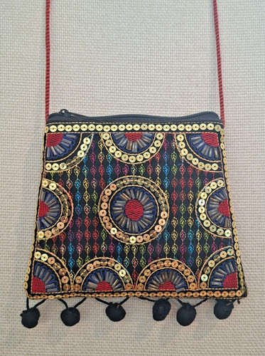 Borsa piccola con paillettes - , e