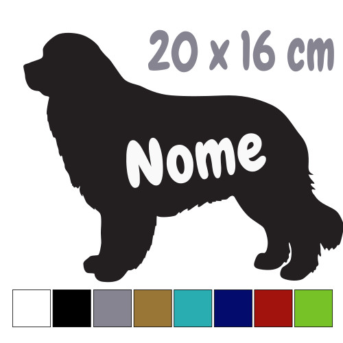 Terranova cane adesivo - terranova, xl