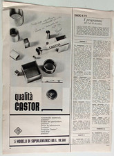 LAVATRICE CASTOR - pubblicità-advertising  cm 15x33 - N3