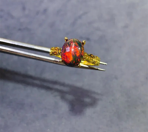 Anello cocktail opale - anello, da