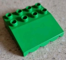 LEGO DUPLO - TETTO VERDE DELLA FINESTRA INGRESSO ZOO - 6157 - VINTAGE - USATO
