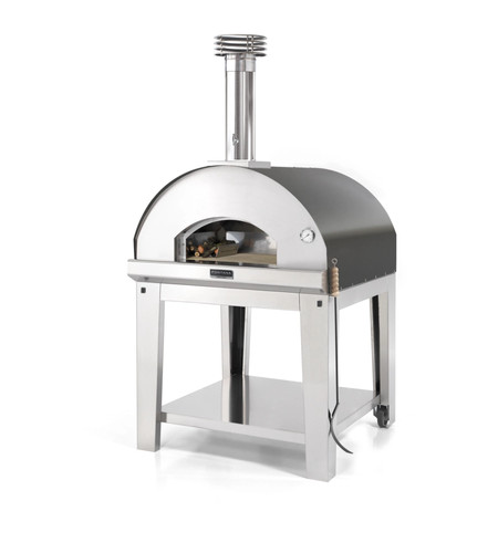Forno pizza legna con - forno, a