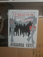 Cartello Industriale Vintage