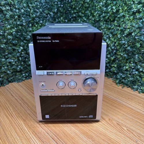 Panasonic pm53 5 disc cd - panasonic, sa-pm53