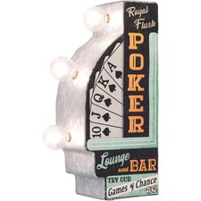 Insegna Luminosa LED Poker