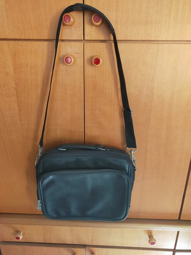 Borsa nera pelle porta a - borsa, in