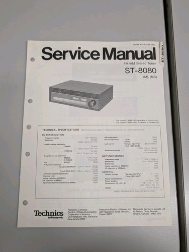 Technics 8080 - technics, st-8080