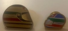 2 Spille Pin Casco FORMULA 1 Ivan Capelli Collezione