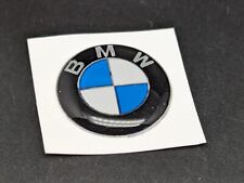 BMW Ø 20MM LOGO ADESIVO 3D SIGLA EMBLEMA FREGIO STEMMA SCRITTA BADGE TARGA NOME