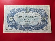 Europa - Belgio -  500 Francs Franchi 1929