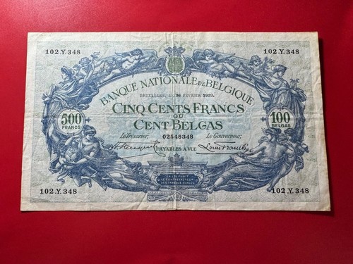 Europa belgio 500 francs - -,