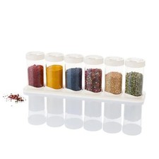 Livarno Set barattoli per spezie 12 barattoli + 2 supporti 130 ml