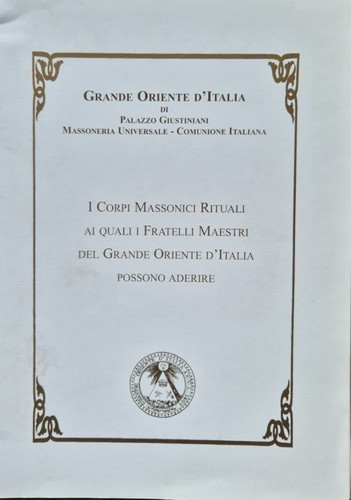 Grande oriente italia corpi - grande,