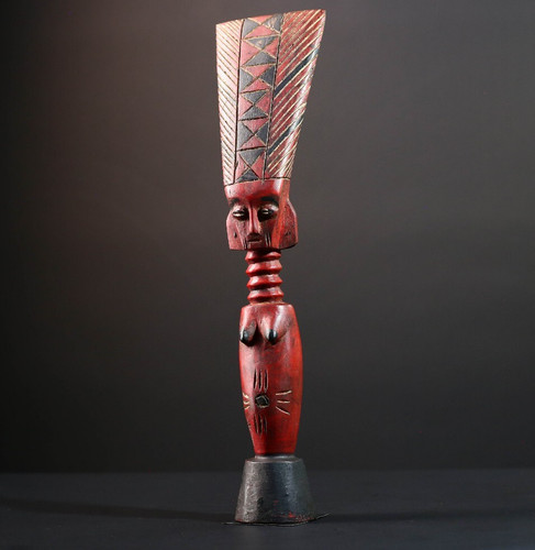 Statua tribale africana baule - statua,