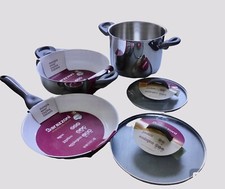 Barazzoni Batteria Ecologica 5 Pezzi In Acciaio E Ceramica Miglior Prezzo