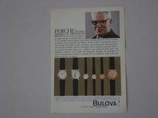 advertising Pubblicità 1960 OROLOGI BULOVA
