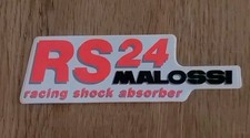 Adesivo Sticker Vintage Moto Tuning Autocollant Aufkleber MALOSSI RS 24