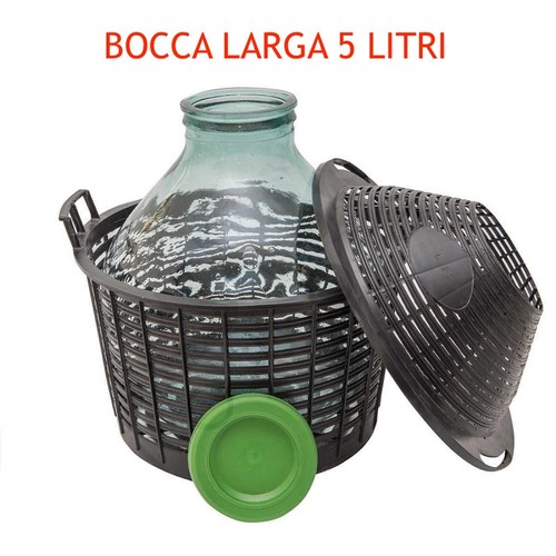 Damigiana vetro con - vetro,