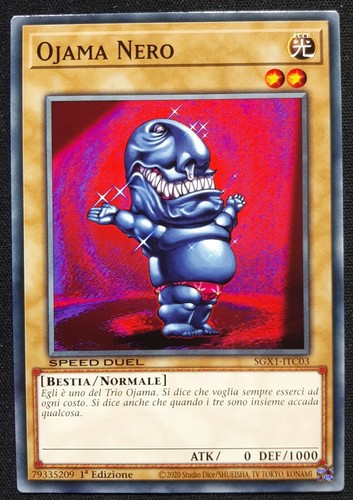 Ojama nero comune italiano - ojama,