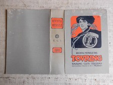 Touring Club Italiano cartella raccoglitrice riviste mensili anno 1915