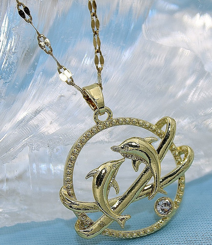Collana donna delfino - collana,
