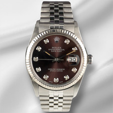Rolex 36Mm Datejust Acciaio