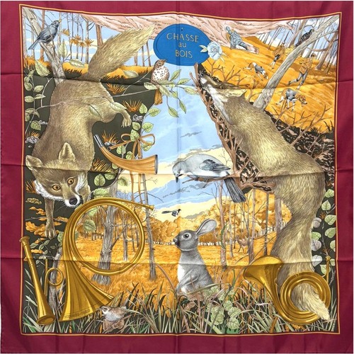Sciarpa seta hermes chasse - sciarpa,
