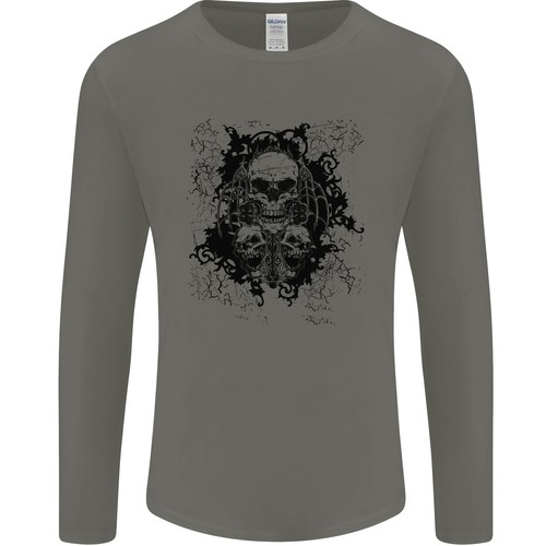 Tre teschi demone biker gotico - tre,