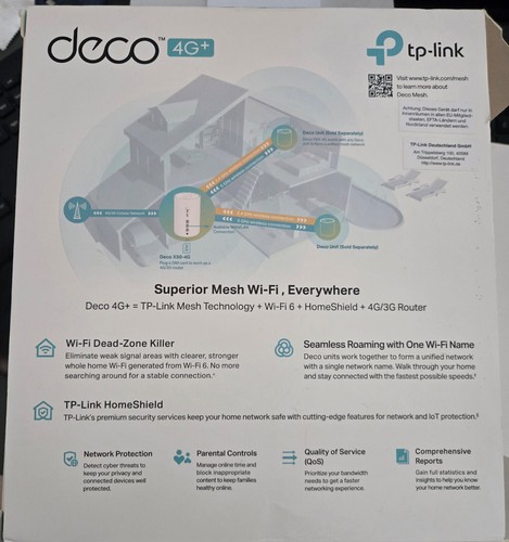 Deco ax3000 whole home - deco, 4g+