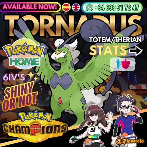 Tornadus therian 6ivs - 6ivs, in
